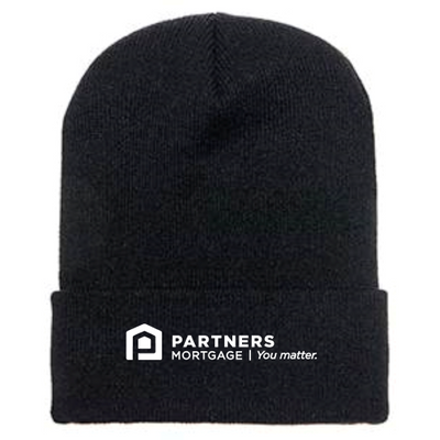 PartnersMortgage - Cuffed Knit Beanie