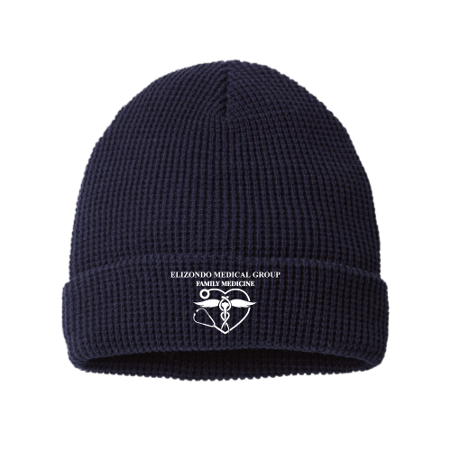Elizondo MD - Richardson Waffle Cuffed Beanie Embroidery