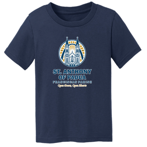St. Anthony of Padua - Precious Cargo Toddler 5.4-oz 100% Cotton T-Shirt Digital Print