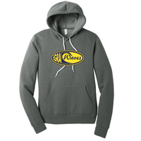 EgraWaves - Unisex Poly/Cotton Hooded Pullover Sweatshirt