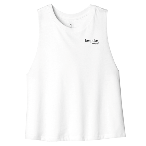 BespokeBeautyLoft - Bella Canvas Women's Racerback Cropped Tank