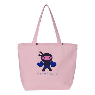 NiceNinjas - 24.5L Canvas Zippered Tote