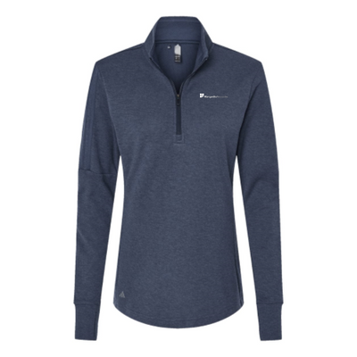 Marquette - Women's 3-Stripes Quarter-Zip Sweater - v1