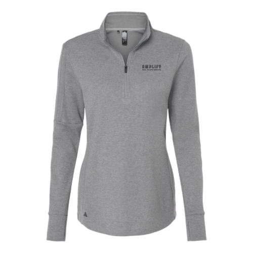 AmplifyRES - Women's 3-Stripes Quarter-Zip Sweater v1