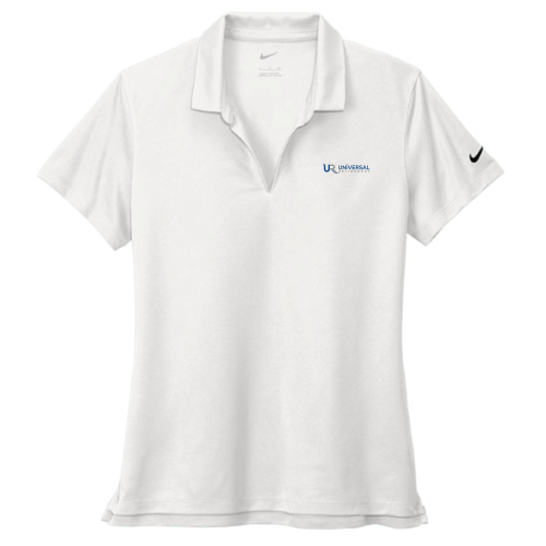 UniversalRetirement - Nike Ladies Dri-FIT Micro Pique 2.0 Polo White