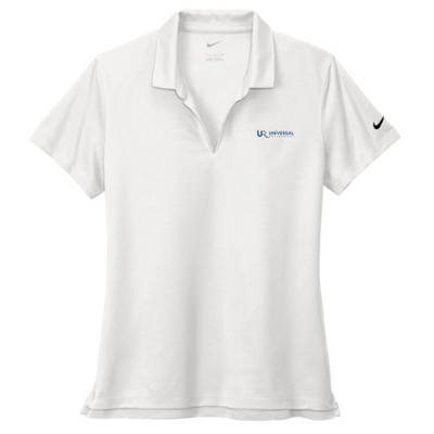 UniversalRetirement - Nike Ladies Dri-FIT Micro Pique 2.0 Polo White