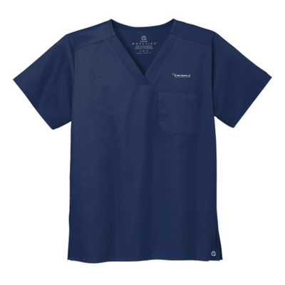 St Johns Hospice - WonderWink Unisex WorkFlex Chest Pocket V-Neck Top