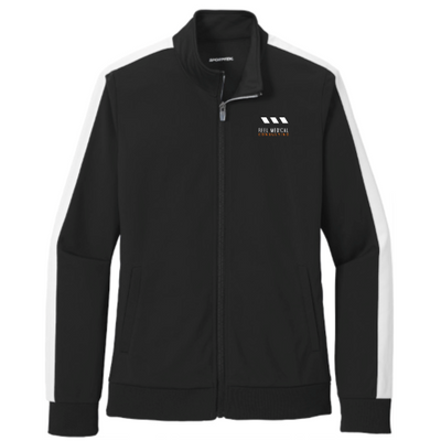 Reel Medical Consulting  - Sport-Tek Ladies Tricot Sleeve Stripe Track Jacket