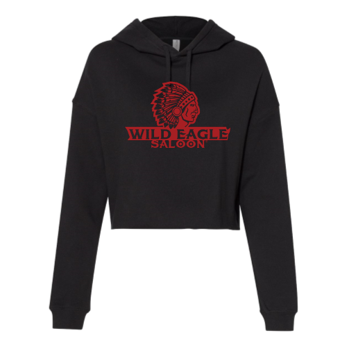 WildEagleSaloon - Independent Trading - Women's Crop Hoodie