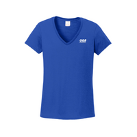 OGA - Gildan Ladies Heavy Cotton 100% Cotton V-Neck T-Shirt - v1