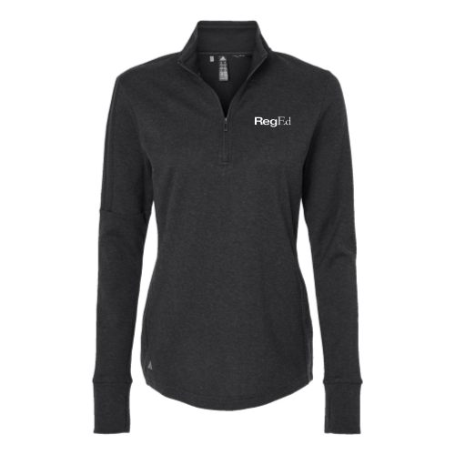 RegEd - Women's 3-Stripes Quarter-Zip Sweater - v1