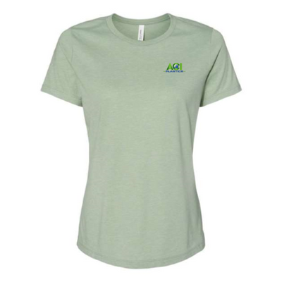 ACI Plastics -  Women's Relaxed Fit Heather CVC Tee