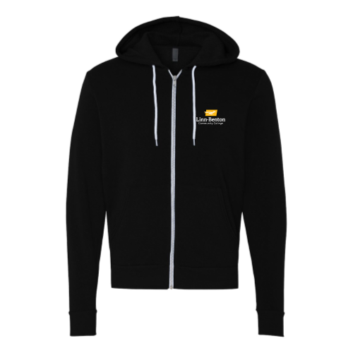 LinnBentonCCM - Unisex Sponge Fleece Full-Zip Hooded Sweatshirt - Black