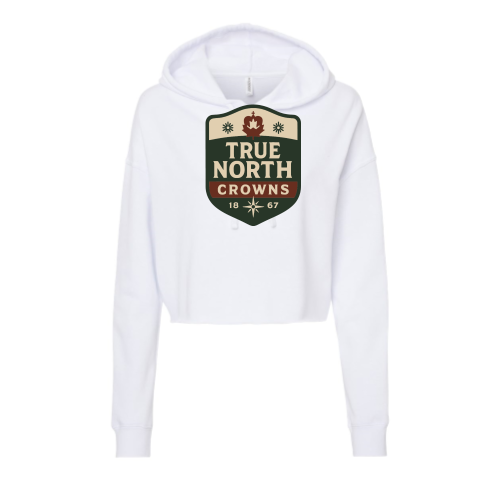 TrueNorthCrowns - Independent Trading - Women's Crop Hoodie