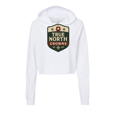 TrueNorthCrowns - Independent Trading - Women's Crop Hoodie