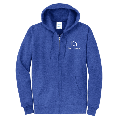 goodhomemi - Port & Company Classic Full-Zip Hooded Sweatshirt
