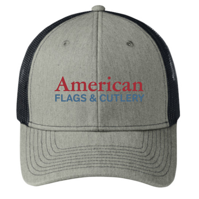 American Flags and Cutlery -  Port Authority Snapback Trucker Cap v1
