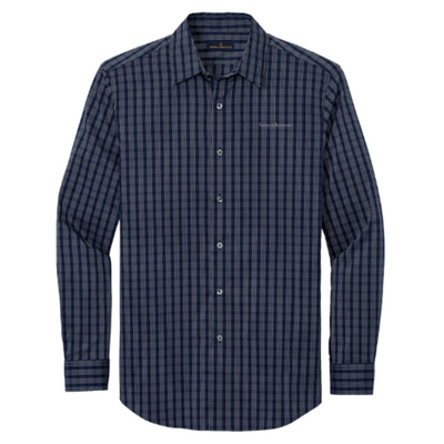 Navy Blazer/ White Grid Check