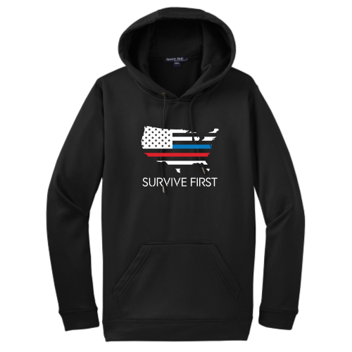 SurviveFirst -  Sport-Tek Sport-Wick Fleece Hooded Pullover