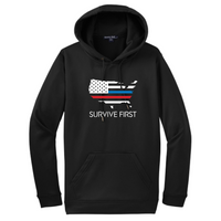 SurviveFirst -  Sport-Tek Sport-Wick Fleece Hooded Pullover