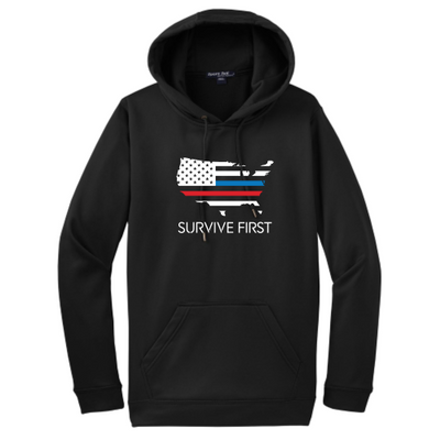 SurviveFirst -  Sport-Tek Sport-Wick Fleece Hooded Pullover