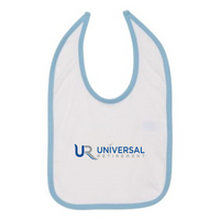 UniversalRetirement - Rabbit Skins - Infant Contrast Trim Premium Jersey Bib