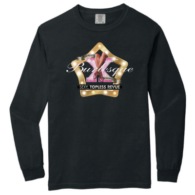 X Burlesque Unisex Long Sleeve Vintage T Shirt