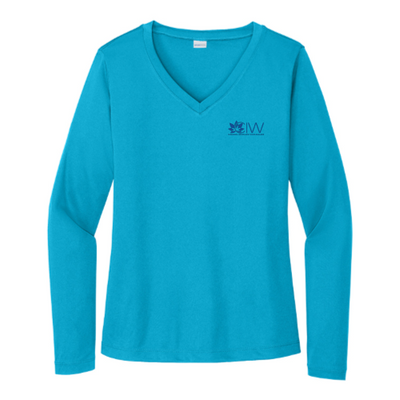 OGA - Sport Tek Ladies Long Sleeve V Neck Competitor Tee - v2