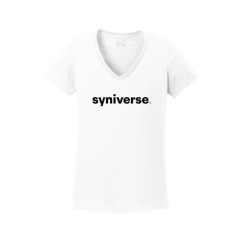 Syniverse - Gildan Ladies Heavy Cotton 100% Cotton V-neck T-Shirt v1