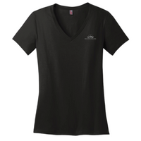 Rocky Mountain Tiny Homes - District Made Ladies Perfect Weight V-Neck Tee v1