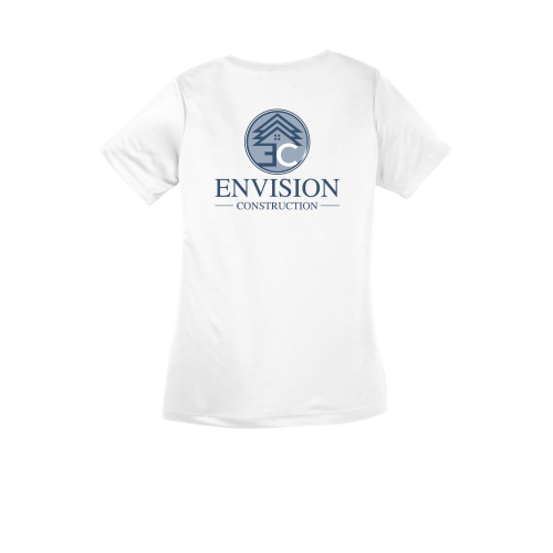 EnvisionConstruction - Sport-Tek Ladies V-Neck Competitor Tee