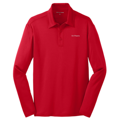 StPaulsChurch - Port Authority - Silk Touch Performance Long Sleeve Polo