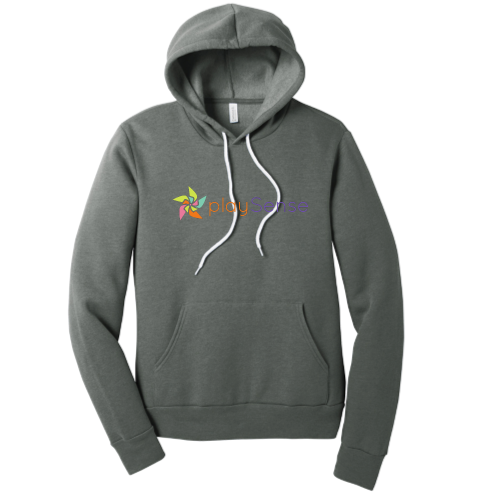 playSense - Unisex Poly Cotton Hooded Pullover Sweatshirt