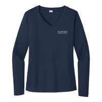 OutsourceConsultants - Sport Tek Ladies Long Sleeve V Neck Competitor Tee