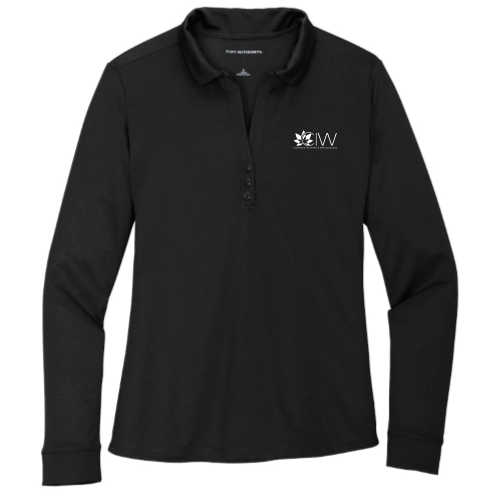OGA - Port Authority Ladies Silk Touch Performance Long Sleeve Polo