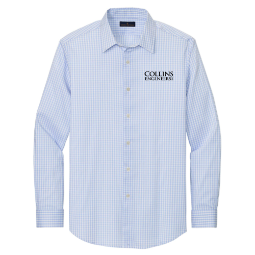 CollinsEngineersInc - Brooks Brothers - Men's Tech Stretch Pattern Shirt - v1