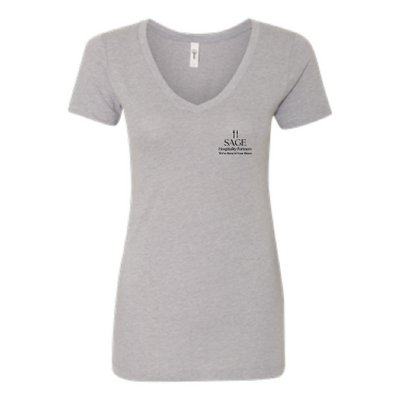 SAGEHospitalityPartners - Next Level - Womens V-Neck