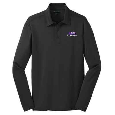 SOS - Port Authority Silk Touch Performance Long Sleeve Polo v1