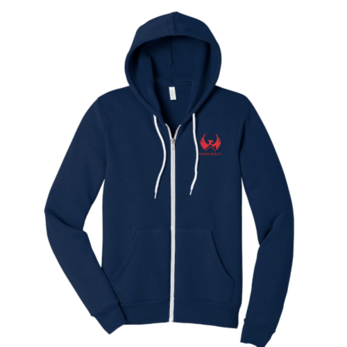 RisingRealty - Unisex Sponge Fleece Full-Zip Hooded Sweatshirt