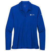 CSN - Nike - Ladies Dri-FIT Long Sleeve Polo - Blue