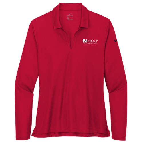 WAGroup - Nike Ladies Dri-FIT Long Sleeve Polo - v2