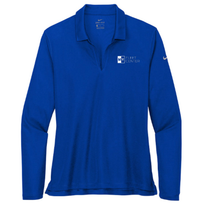 MyFleetCenter - Nike Ladies Dri-FIT Micro Pique 2.0 Long Sleeve Polo NKDC2105