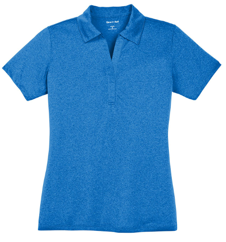 Sport-Tek Ladies Heather Contender Polo