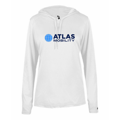 Atlas Mobility - B-Core L/S Women's Hood Tee v1
