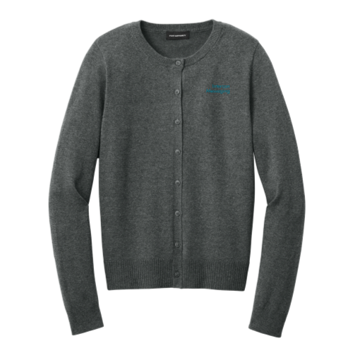 InterconMessaging - Port Authority Women’s Easy Care Crewneck Cardigan Sweater