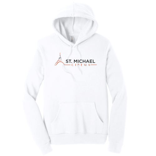 St. Michael Cinema - Unisex Poly/Cotton Hooded Pullover Sweatshirt