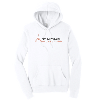 St. Michael Cinema - Unisex Poly/Cotton Hooded Pullover Sweatshirt