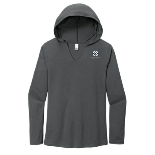 Charleston Veterinary - District Made Ladies Perfect Tri Long Sleeve Hoodie