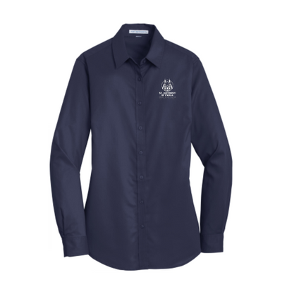 St. Anthony of Padua - Port Authority Ladies SuperPro Twill Shirt v2 Embroidery