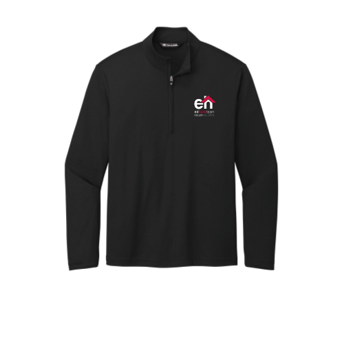EdHuckTeam - Black TravisMathew - Men's Coto Performance Quarter-Zip